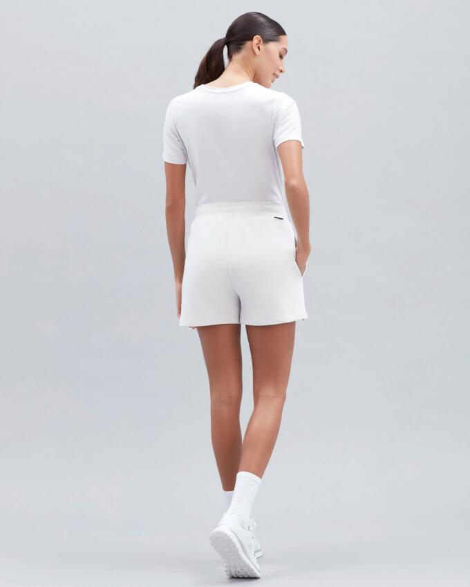 Skechers W New Basics 5 inch Short Gri Kadın Şort S212184-013 - 4