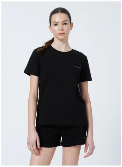 Skechers W New Basics Crew Neck T-Shirt SİYAH Kadın Tshirt - 1