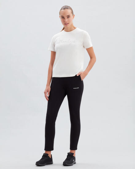 Skechers W New Basics Slim Sweatpant SİYAH Kadın Eşofman Altı - 1