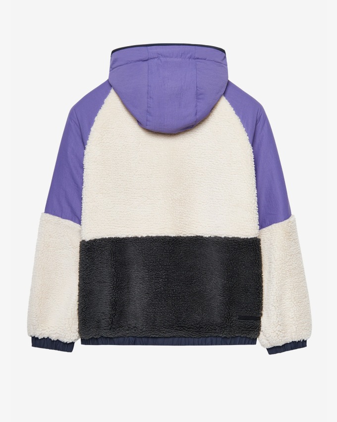 Skechers W Outdoor Fleece Full Zip Sherpa Mor Kadın Sweatshirt - 2