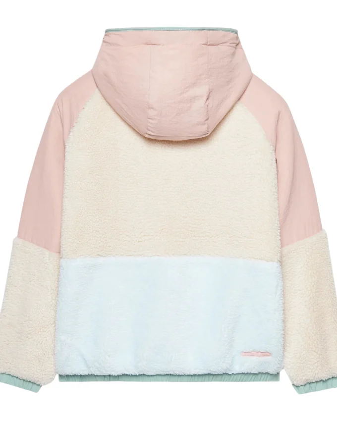 Skechers W Outdoor Fleece Full Zip Sherpa Pembe Kadın Sweatshirt - 2