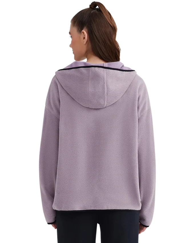 Skechers W Outdoor Fleece Half Zip Sherpa Mor Kadın Polar - 4