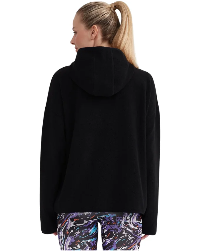 Skechers W Outdoor Fleece Half Zip Sherpa Siyah Kadın Polar - 4