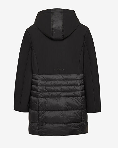 Skechers Outerwear Padded Siyah Kadın Mont - Skechers (1)