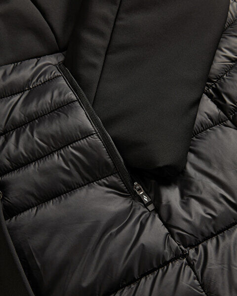 Skechers Outerwear Padded Siyah Kadın Mont - 5