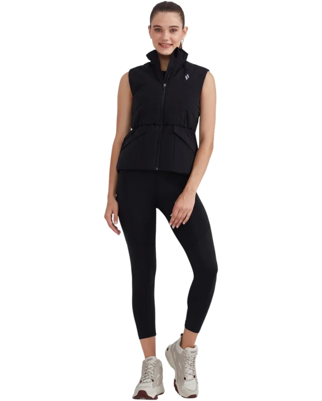 Skechers W Outerwear Padded Vest SİYAH Kadın Yelek - Skechers (1)