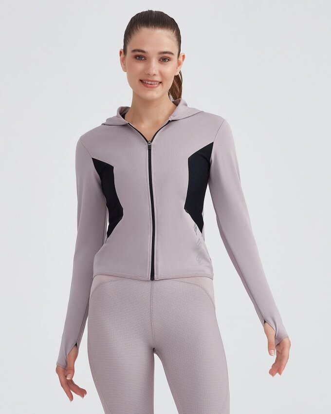 Skechers W Performance Coll. Full Zip Mor Kadın Sweatshirt - 1