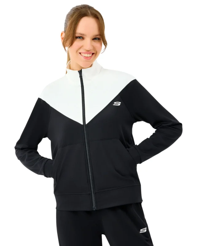 Skechers W Performance Track Suit Siyah Kadın Eşofman Takımı - 3