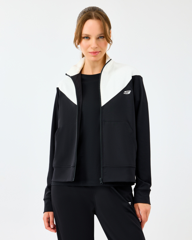 Skechers W Performance Track Suit Siyah Kadın Eşofman Takımı - Skechers