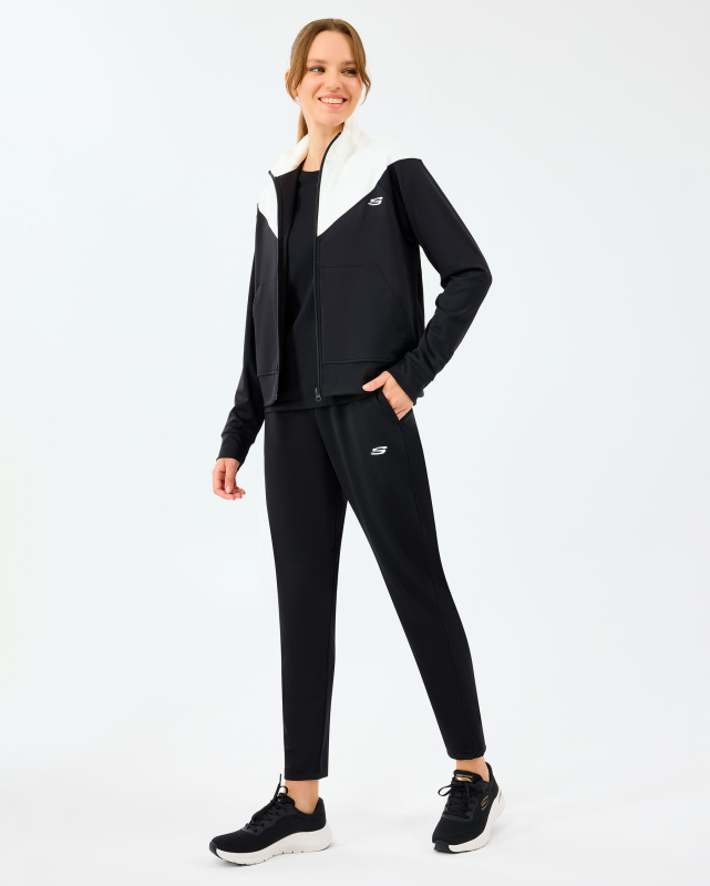 Skechers W Performance Track Suit Siyah Kadın Eşofman Takımı - Skechers (1)