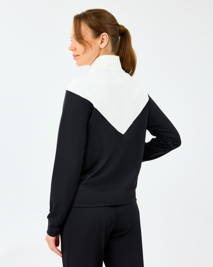 Skechers W Performance Track Suit Siyah Kadın Eşofman Takımı - 4