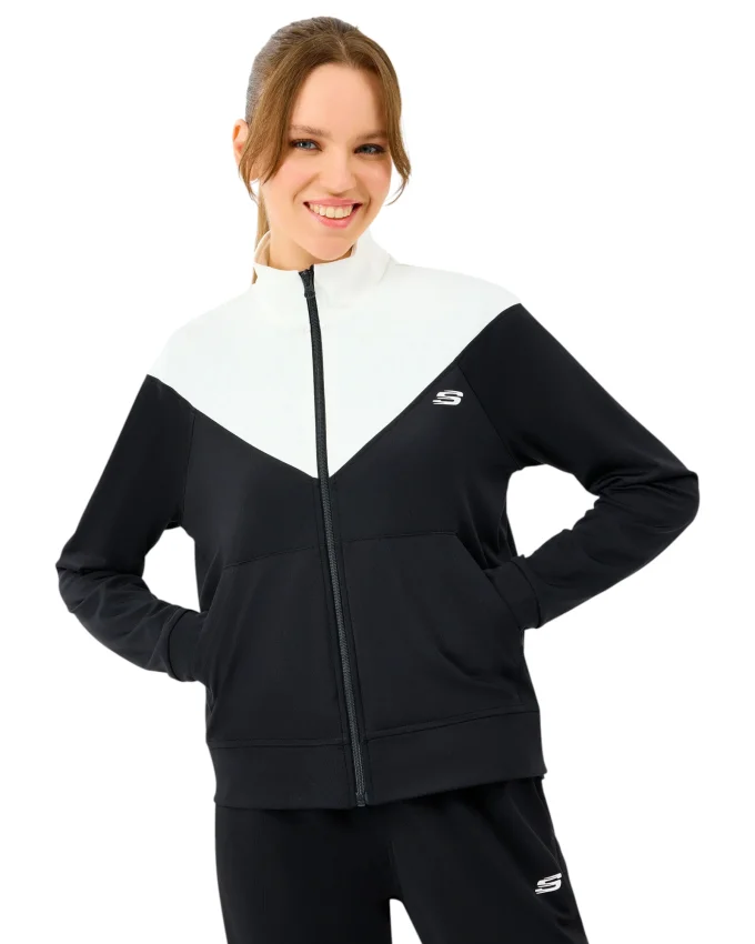 Skechers W Performance Track Suit Siyah Kadın Eşofman Takımı - 3