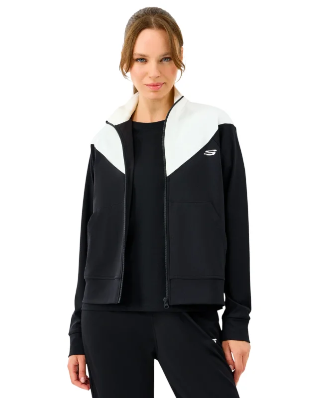 Skechers W Performance Track Suit Siyah Kadın Eşofman Takımı 