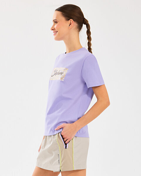 Skechers Regular Fit Graphic Kadın Tshirt - 2