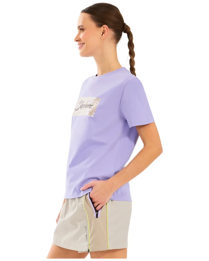 Skechers Regular Fit Graphic Kadın Tshirt - 3