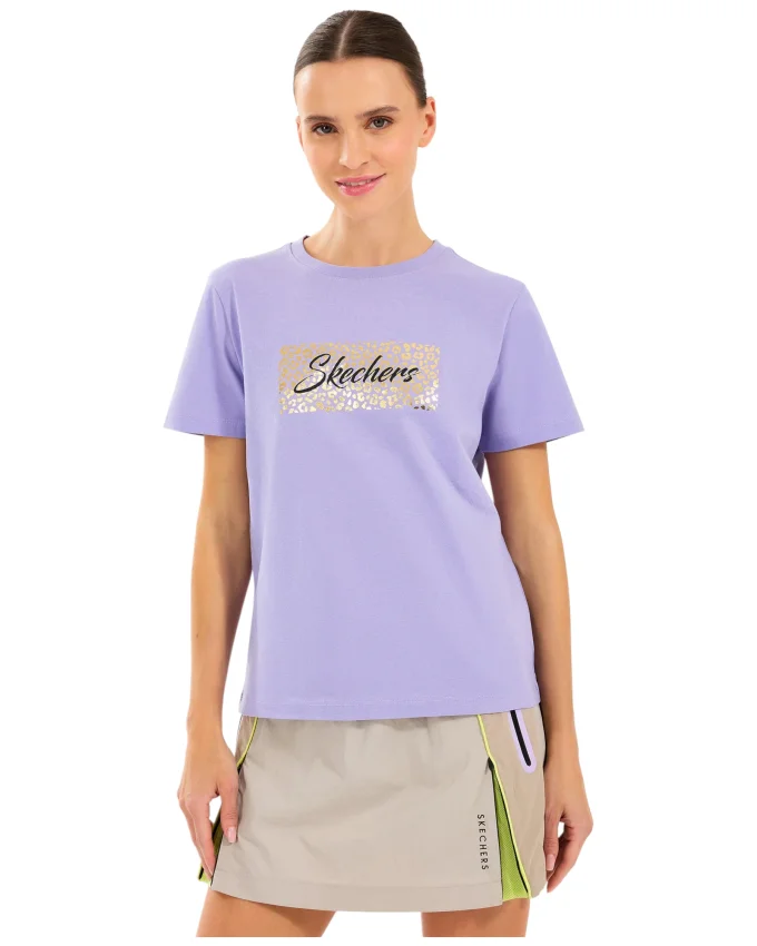Skechers Regular Fit Graphic Kadın Tshirt - 1