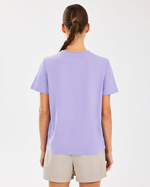 Skechers W Regular Fit Graphic Tee T-Shirt Kadın Tshirt - 4