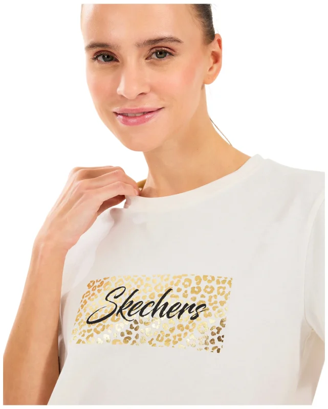 Skechers Regular Fit Graphic Kadın Tshirt - 2