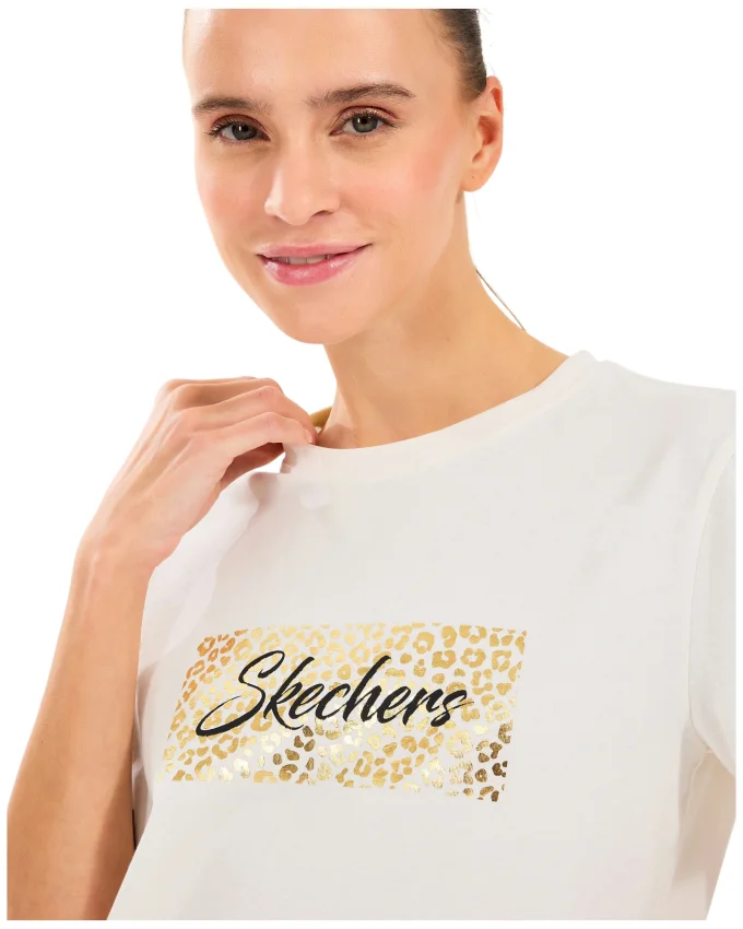Skechers Regular Fit Graphic Kadın Tshirt - 2