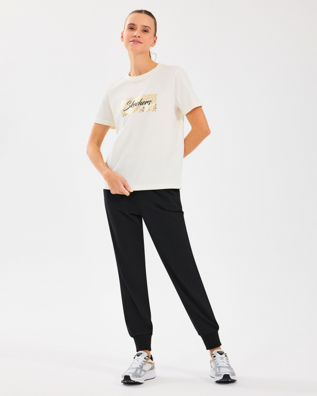 Skechers W Regular Fit Graphic Tee T-Shirt Kadın Tshirt - 3