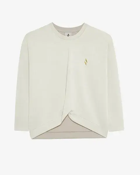 Skechers Soft Touch Crew Neck Gri Kadın Sweatshirt - 1