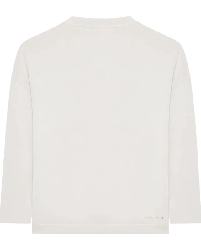 Skechers Soft Touch Crew Neck Gri Kadın Sweatshirt - 5