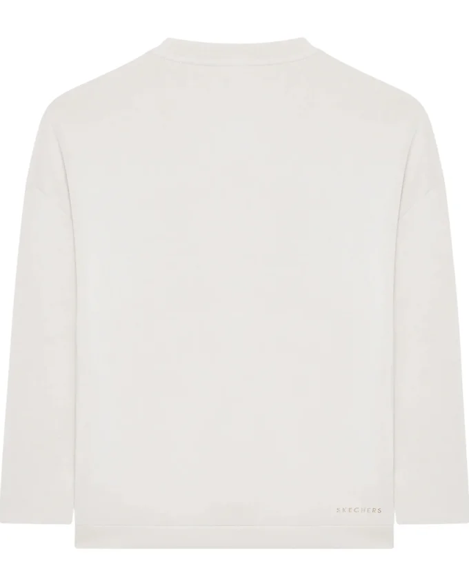 Skechers Soft Touch Crew Neck Gri Kadın Sweatshirt - 5