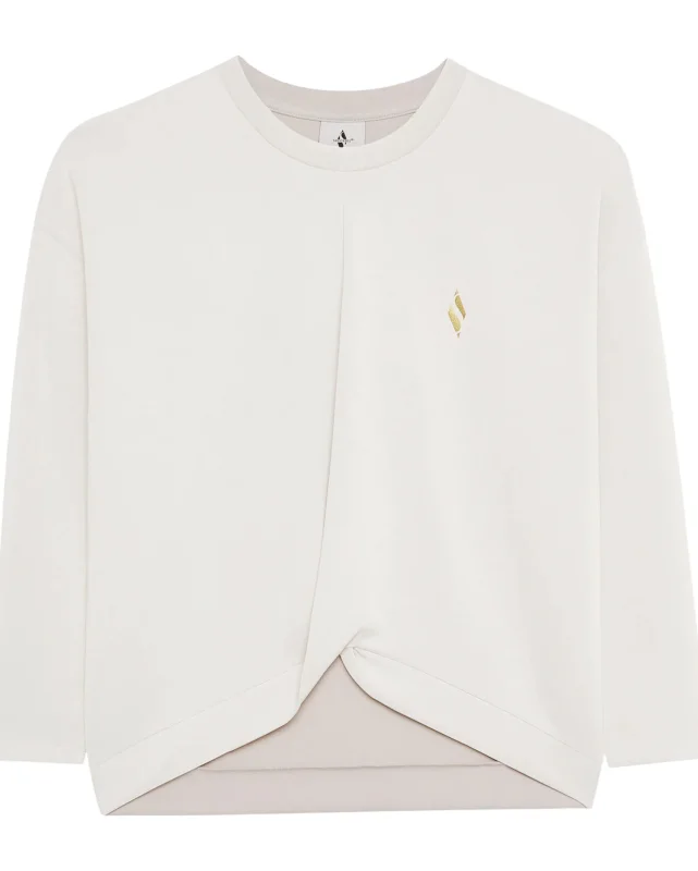 Skechers Soft Touch Crew Neck Gri Kadın Sweatshirt - 4