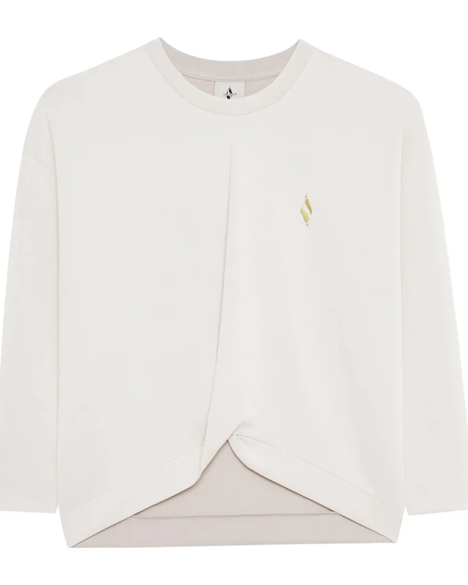 Skechers Soft Touch Crew Neck Gri Kadın Sweatshirt - 4