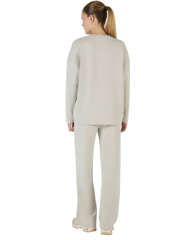 Skechers Soft Touch Crew Neck Gri Kadın Sweatshirt - 2