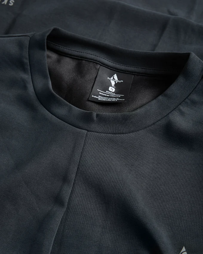 Skechers Soft Touch Crew Neck Sweatshirt Siyah Kadın Sweatshirt - 9