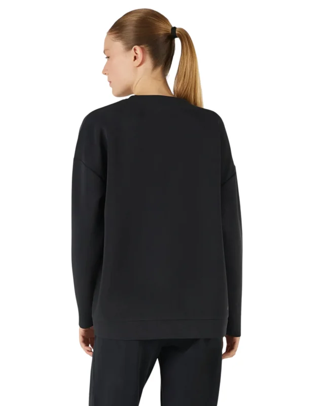 Skechers Soft Touch Crew Neck Sweatshirt Siyah Kadın Sweatshirt - 2