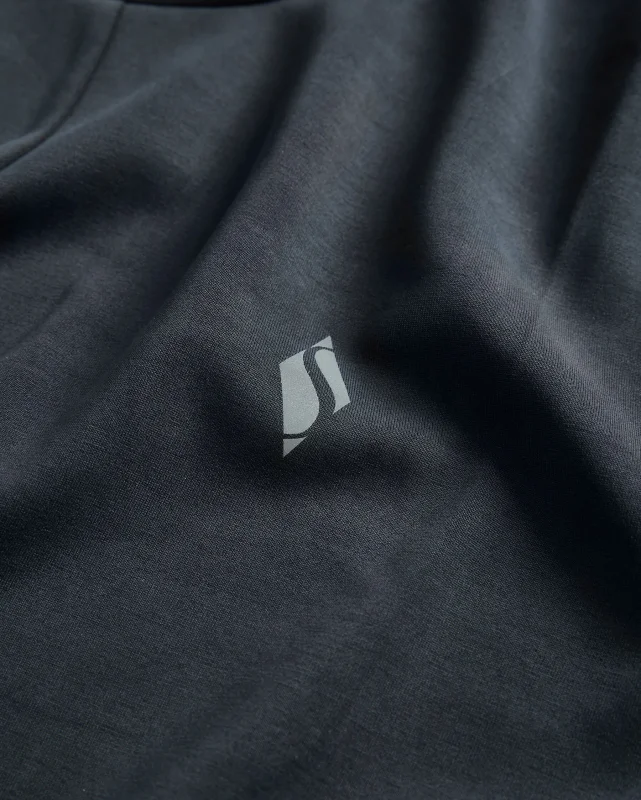 Skechers Soft Touch Crew Neck Sweatshirt Siyah Kadın Sweatshirt - 8