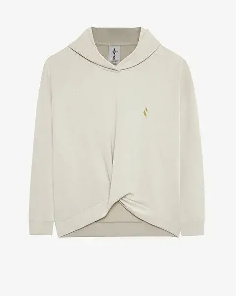 Skechers Soft Touch Hoodie Gri Kadın Sweatshirt - 1