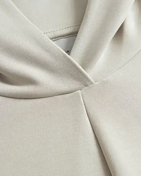 Skechers Soft Touch Hoodie Gri Kadın Sweatshirt - 3