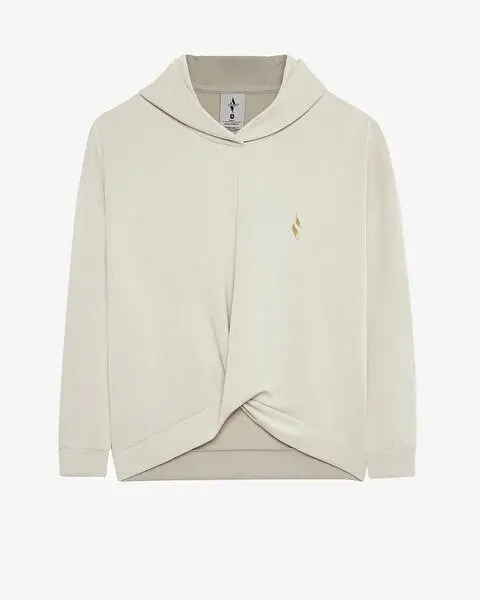 Skechers Soft Touch Hoodie Gri Kadın Sweatshirt - Skechers