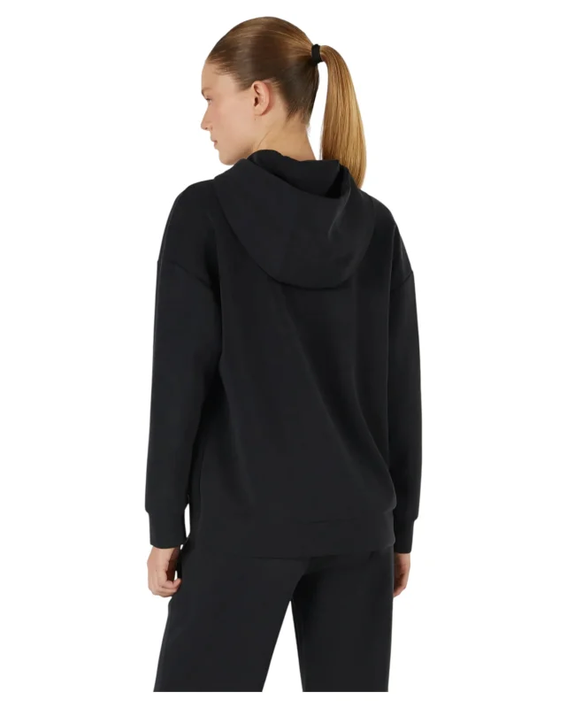 Skechers Soft Touch Hoodie Sweatshirt Siyah Kadın Sweatshirt - 2