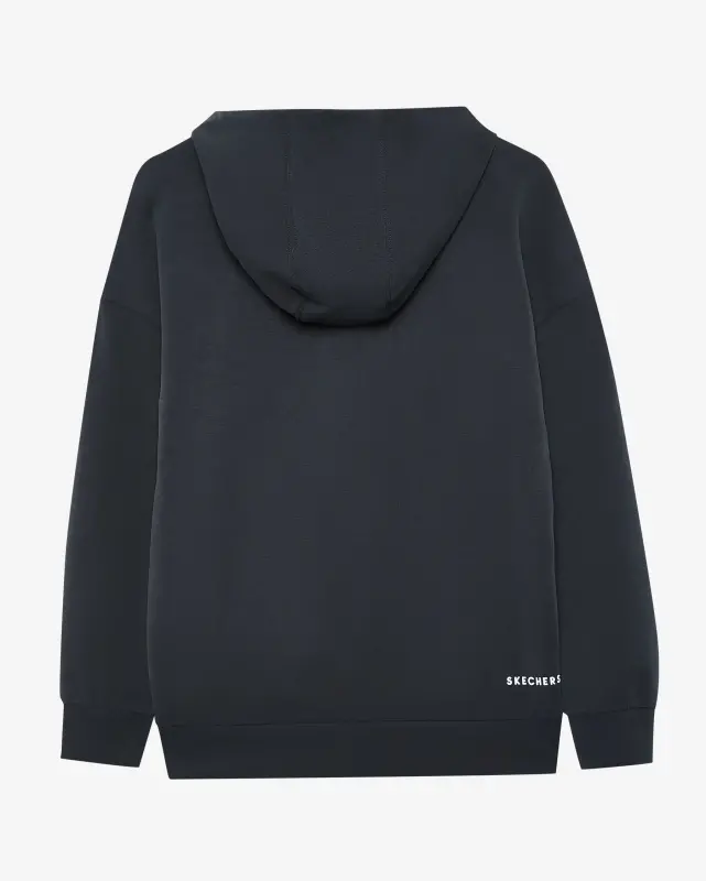 Skechers Soft Touch Hoodie Sweatshirt Siyah Kadın Sweatshirt - 5