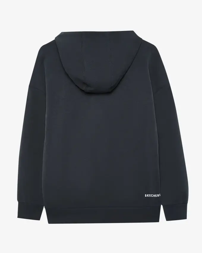 Skechers Soft Touch Hoodie Sweatshirt Siyah Kadın Sweatshirt - 5