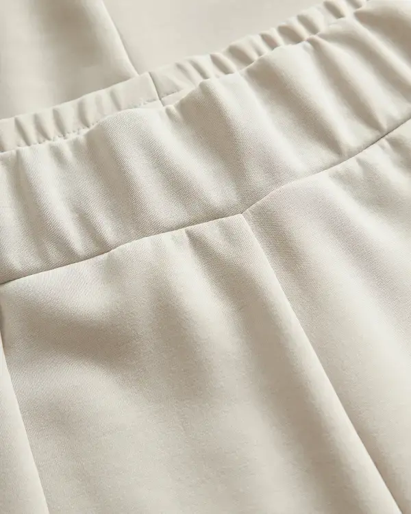 Skechers W Soft Touch Wide Leg Sweatpant Gri Kadın Eşofman Altı - 3