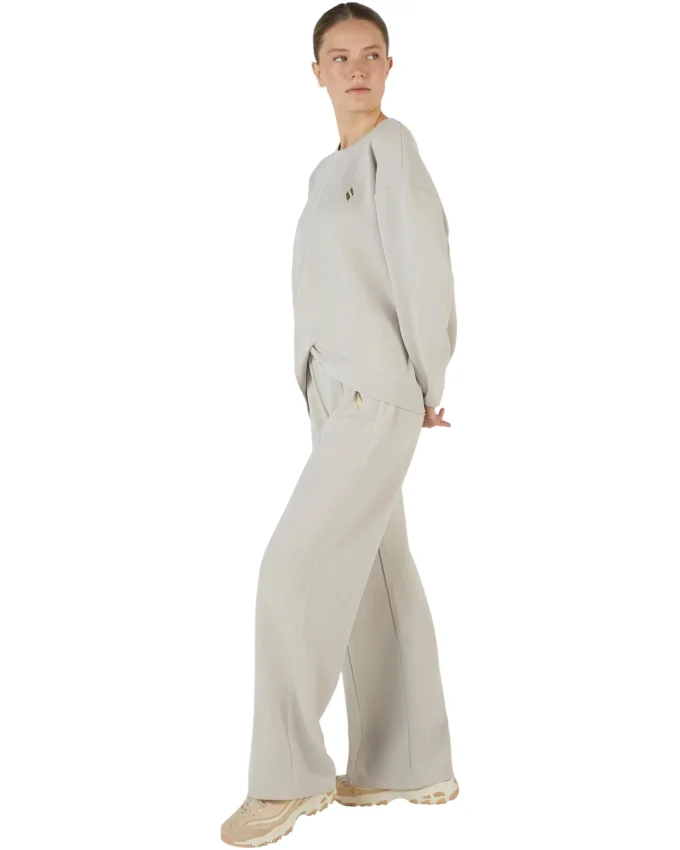 Skechers W Soft Touch Wide Leg Gri Kadın Eşofman Altı - 1