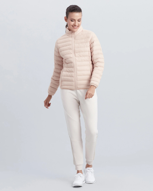 Skechers W Turtle Neck Essential Jacket Krem Kadın Mont S212273-230 - 2