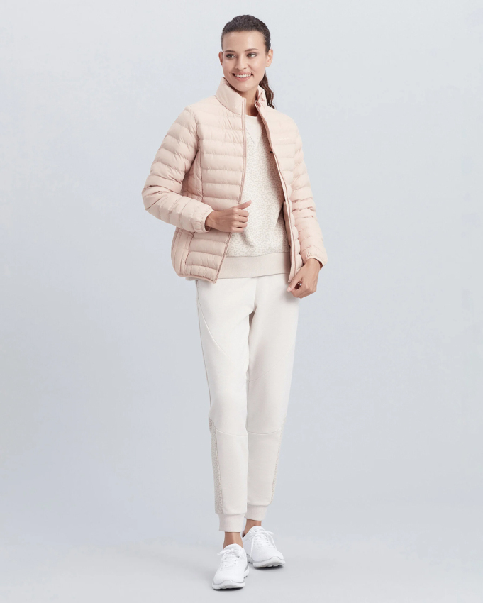 Skechers W Turtle Neck Essential Jacket Krem Kadın Mont S212273-230 - 3