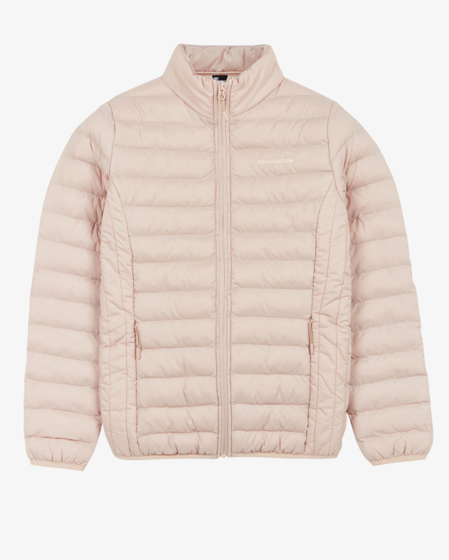 Skechers W Turtle Neck Essential Jacket Krem Kadın Mont S212273-230 - 5