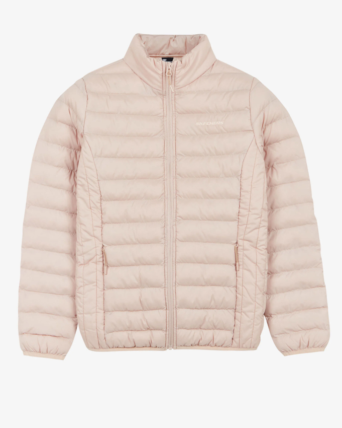 Skechers W Turtle Neck Essential Jacket Krem Kadın Mont S212273-230 - 5