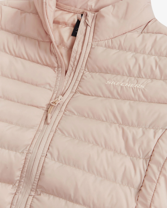 Skechers W Turtle Neck Essential Jacket Krem Kadın Mont S212273-230 - 7