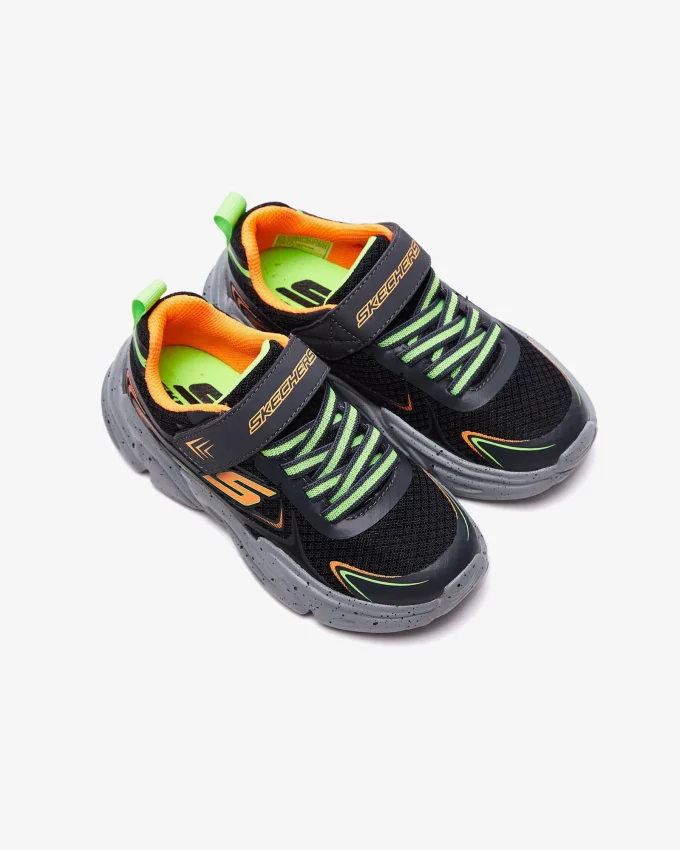 Skechers WAVETRONİC - RAVLOR SİYAH Çocuk Spor Ayakkabı - 4