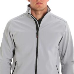 Slam ACT SOFTSHELL JACKET Gri Erkek Mont - 5