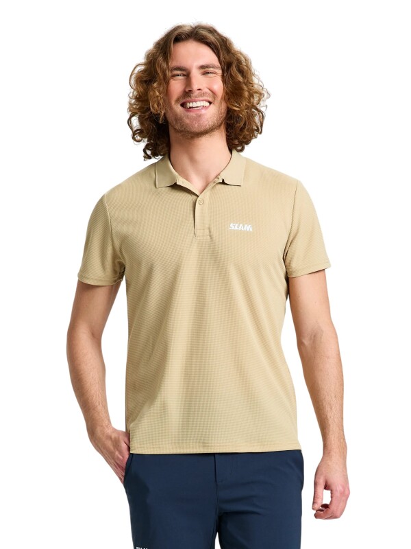 Slam Altura QD Bej Erkek Polo Tshirt - 1