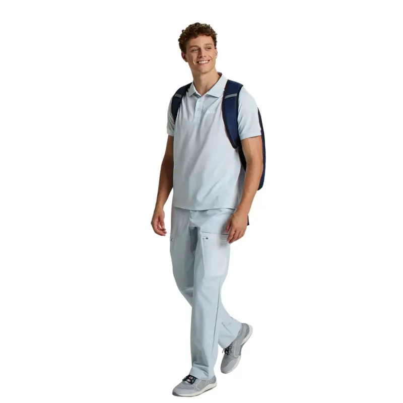 Slam OD Drirelease Polo SS Gri Erkek Polo Tshirt - 4